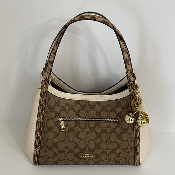 Coach Kristy Signature Shoulder Bag - Picture 1 of 17
